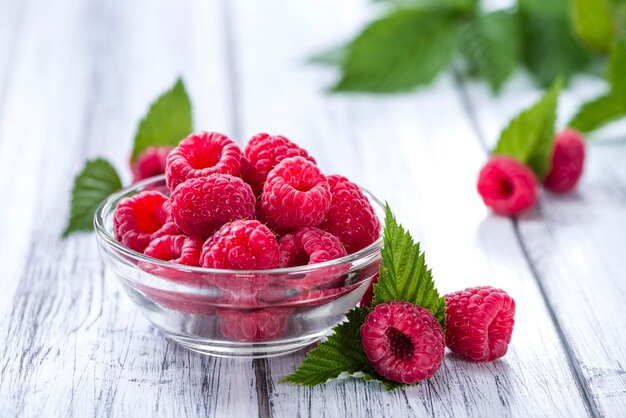 Frische Himbeeren