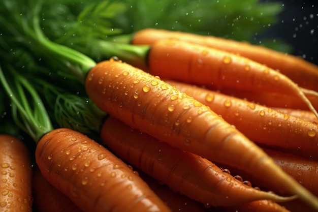 Frische Karotten Ai generativ