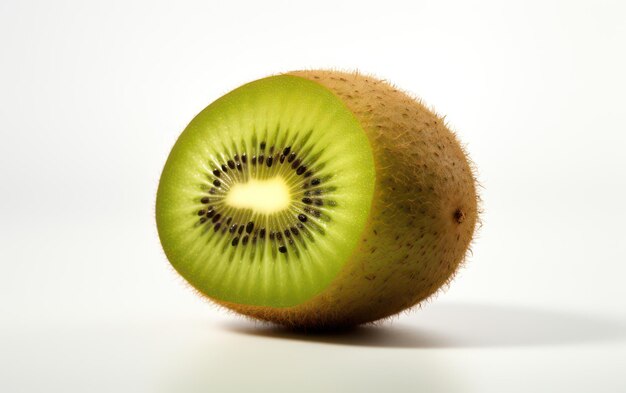 Frische Kiwi-Früchte auf weißem Hintergrund