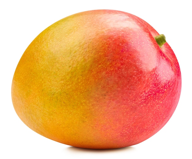 Foto frische mango auf weißem hintergrund