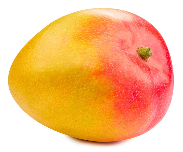 Foto frische mango auf weißem hintergrund