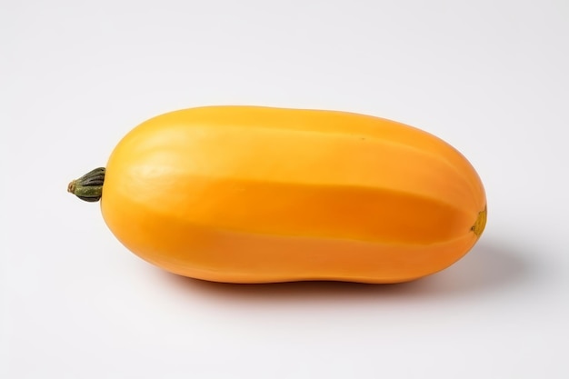Frische Papayafrucht auf einem weißen Hintergrund