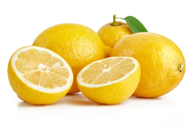 Frische reife Zitronen