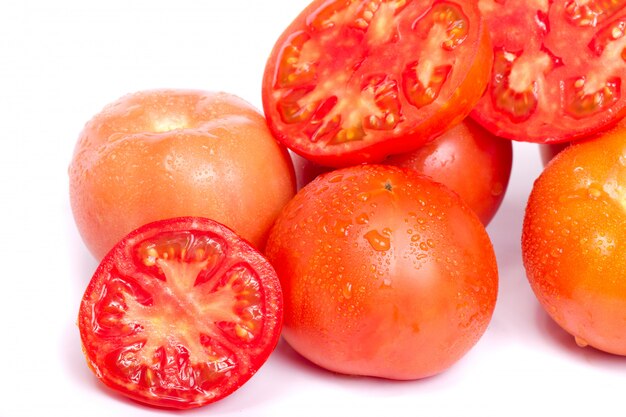 Frische rote Tomate