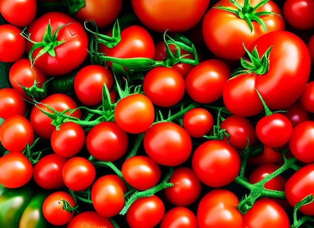 frische rote Tomaten