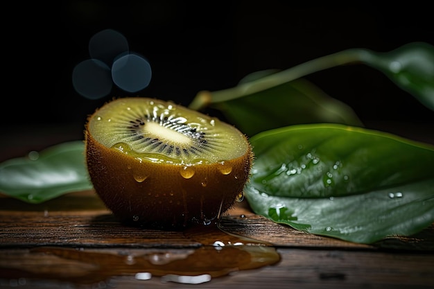 Frische, saftige und schmackhafte Kiwi-Generative IA