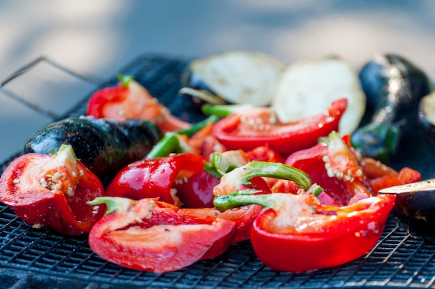 Frische Streetfood-Nahaufnahme