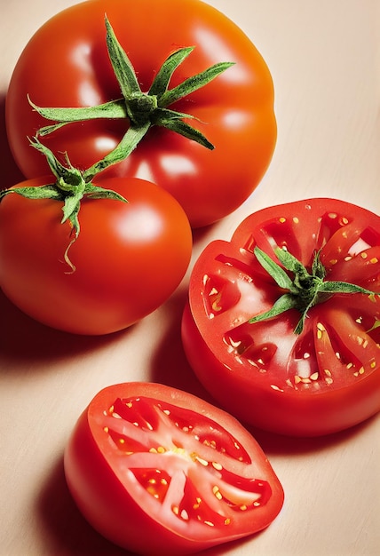 Frische Tomaten auf dem Tisch