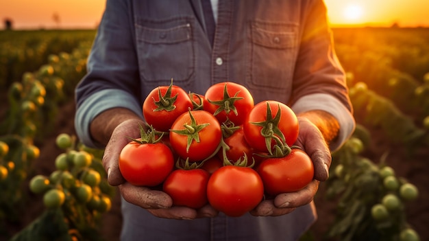 Frische Tomaten im Korb mit weißem Hintergrund