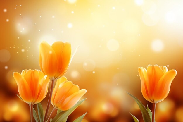 Frische Tulpen Hintergrund mit Textbereich