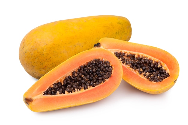 Frische und leckere Papaya