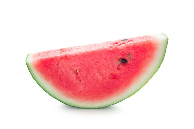 Frische Wassermelone lokalisiert auf weißem Hintergrund