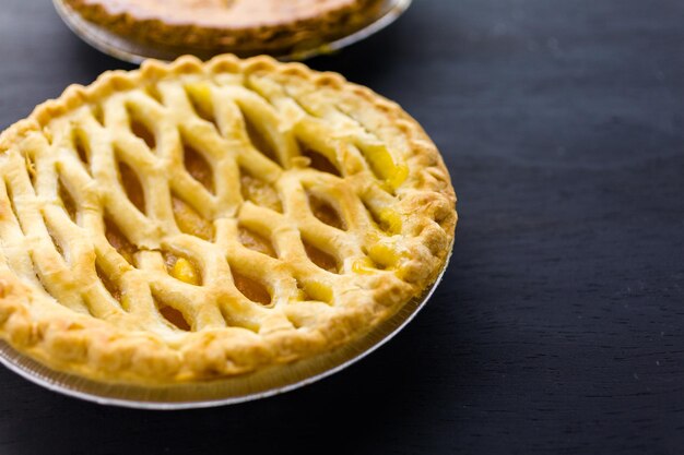 Frischer hausgemachter Kuchen aus Bio-Beeren.