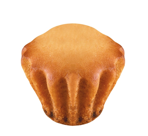 frischer Muffin auf weißem Hintergrund