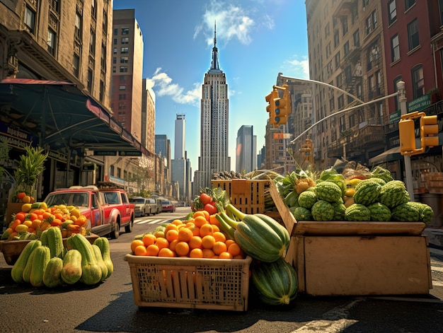 Foto frischer obstmarkt hd 8k tapeten fotografie