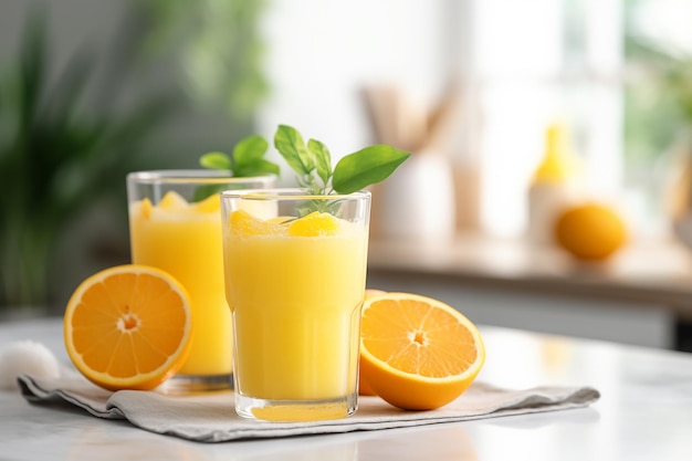 Frischer Orangensaft Konzept der Ernährung und gesunde Ernährung