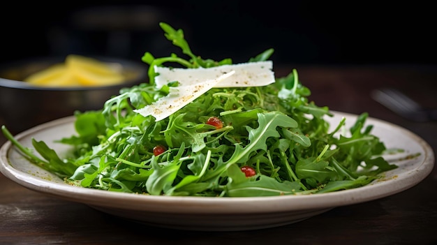 frischer Rucola-Salat