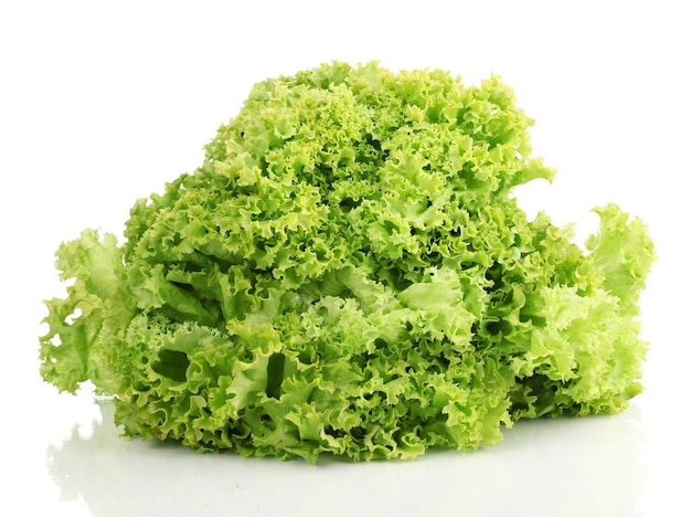 Frischer Salat, isoliert auf Weiß