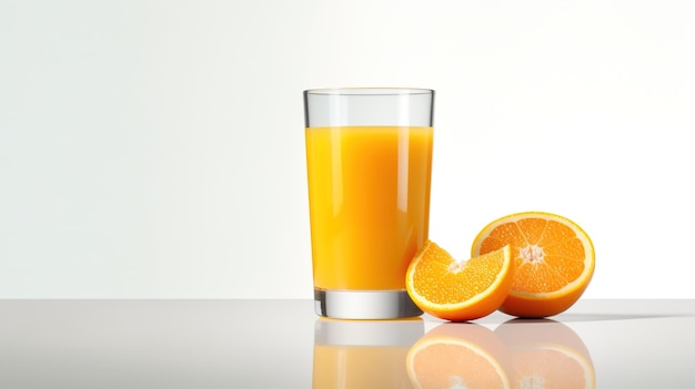 Frischer und kalter Orangensaft