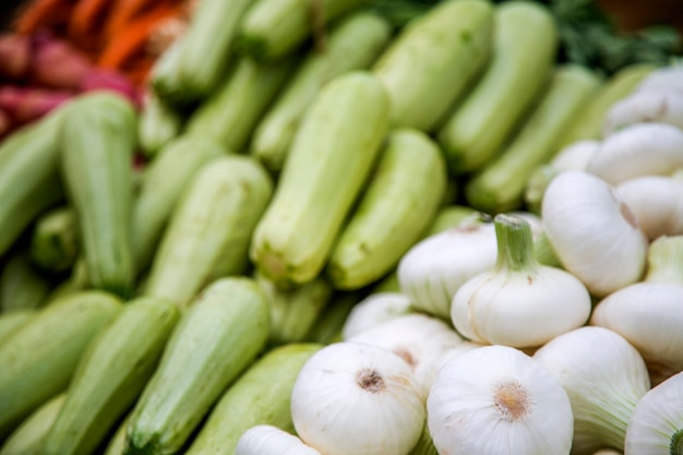 Frisches Gemüse auf dem Markt