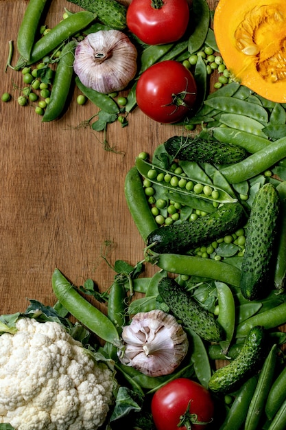 Frisches Gemüse zum Kochen