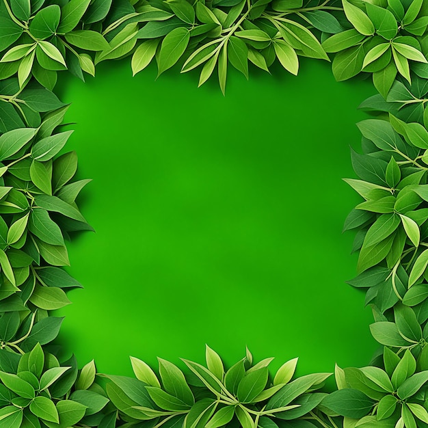 Foto frisches grünes laub frische blätter natürliche grüne blätter banner hintergrund