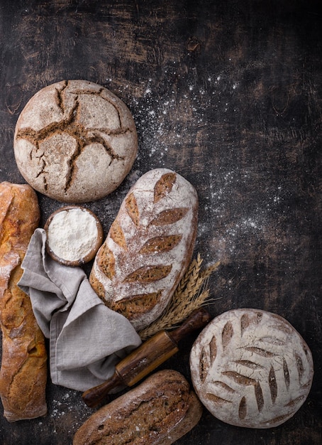 Frisches hausgemachtes Brot mit knuspriger Kruste