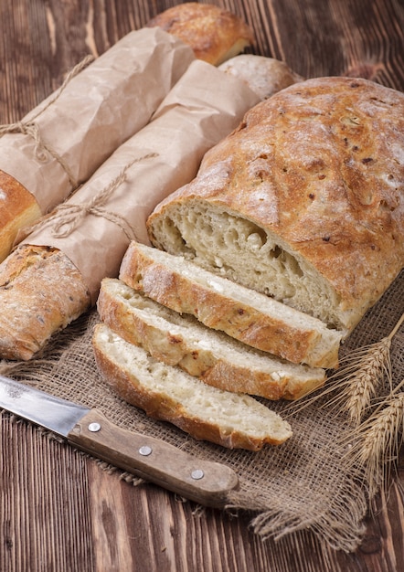 Frisches hausgemachtes Brot