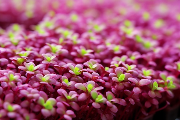 Frisches Mikrogroenes aus der Nähe gesunde Ernährung