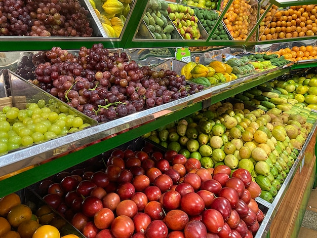 Frisches Obst Marktplatz Landwirtschaft auf dem Markt