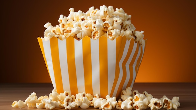 frisches Popcorn HD 8K Wallpaper Stock Photographic Image