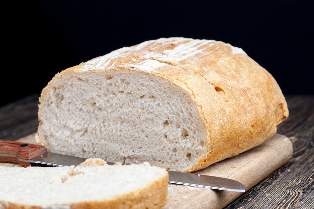 Frisches Weizenmehlbrot, frische Weizennahrungsprodukte