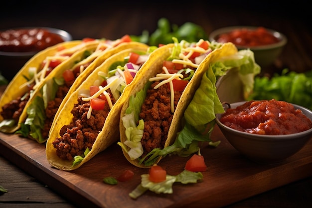 Foto frischheit und gewürze in einer schüssel guacamole und taco