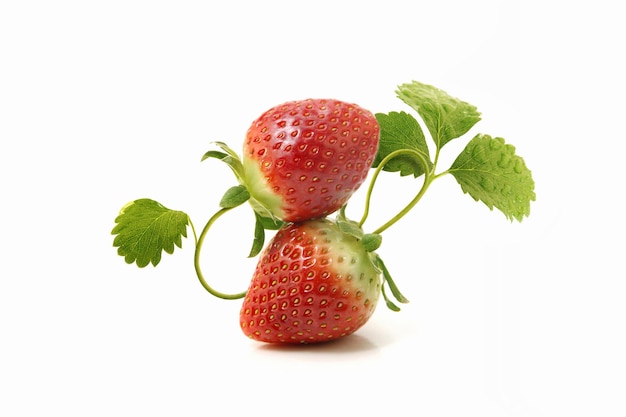 Frischsaubere und gesunde leckere Erdbeeren