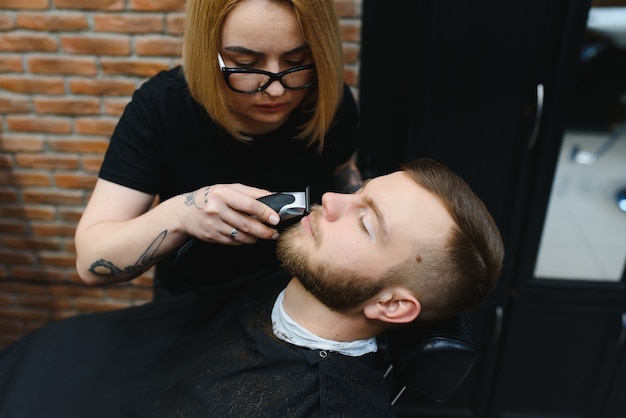 Friseur- oder Friseurkonzept.