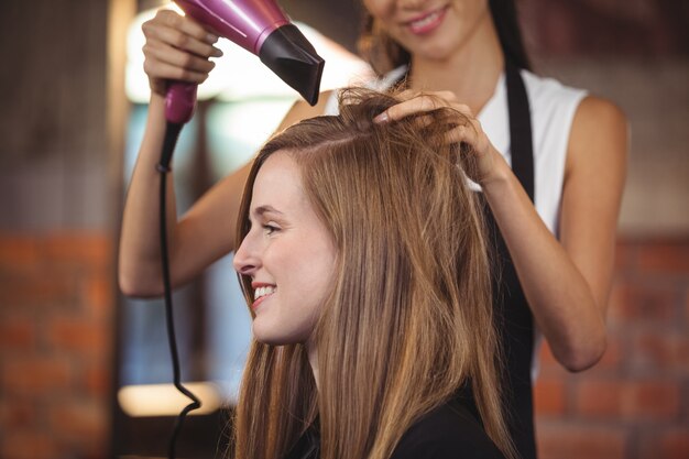 Friseur Styling Kunden Haare