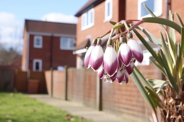 Foto fritillaria en un jardín pacífico