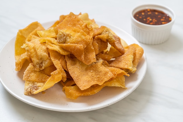 frittiertes Schweinefleisch Wonton