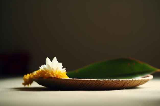 Fröhlicher Onam-Feiertag für das Südindien-Fest für Grußkarten-Banner, Poster, Titel, Emblem, Etikett, Tag, altes Hindu-Fest von Kerala Malayalis Harvest Sadya Thiruvathira Kali Generative AI