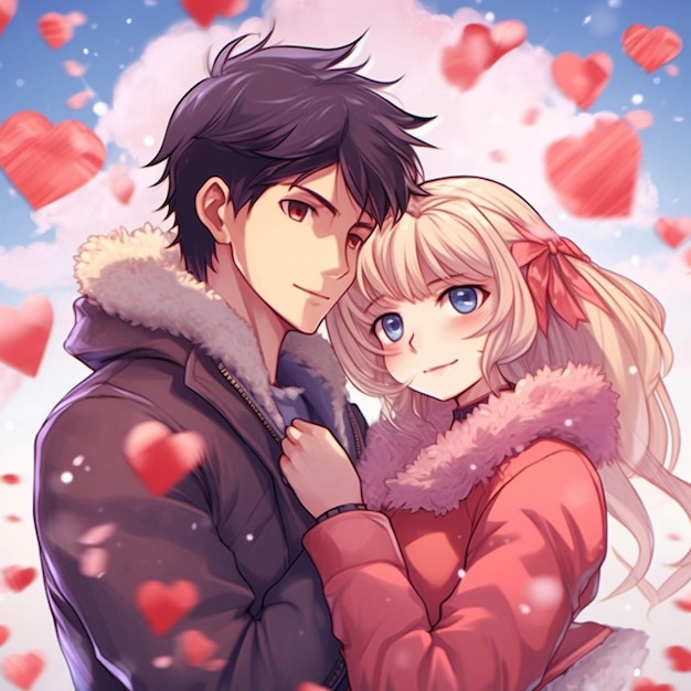 Fröhlicher Valentinstag, liebe Mädchen und Jungen und Herz