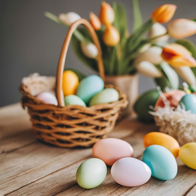 Frohe Ostern-Grußkarte