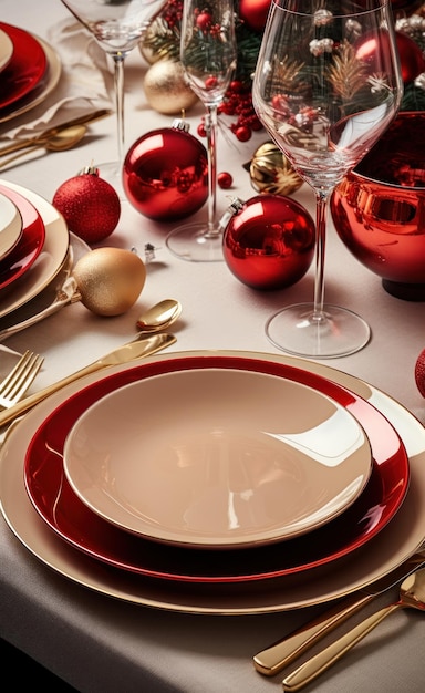 Frohe Weihnachten-Dinner-Hintergrund