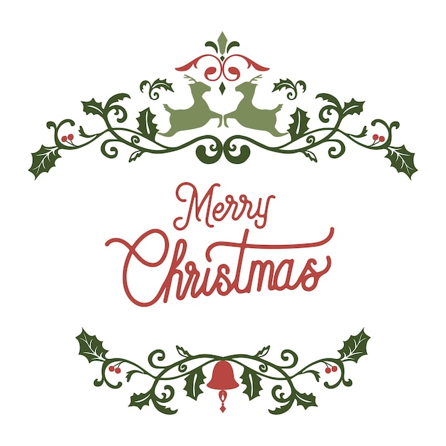 Frohe Weihnachten png Abzeichen transparenter Hintergrund