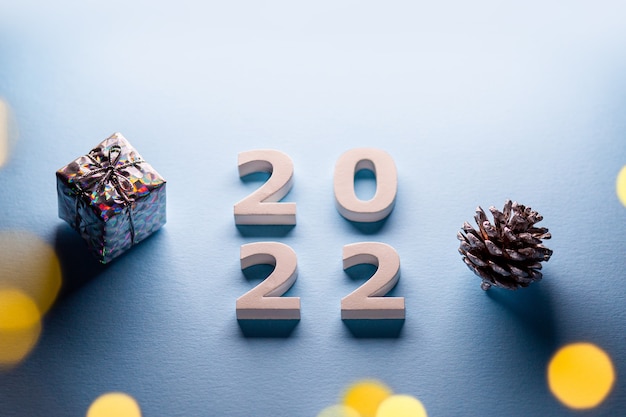 Frohe Weihnachten Thema 2022Frohes neues Jahr 2022Zahlen 2022Frohe Weihnachten und ein glückliches neues Jahr 2022