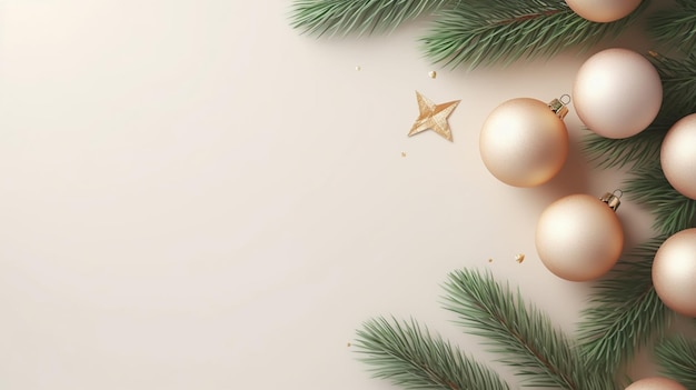 Frohe Weihnachten und frohe Feiertage Grüßkartenrahmen Banner Neujahr Weihnachtsfest weiße handgefertigte Geschenke und rotes Dekor auf hellem Hintergrund Top View Winter Xmas Feiertag Thema Flachlag