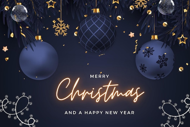 Frohe Weihnachten und frohe Neujahrsfeiertage