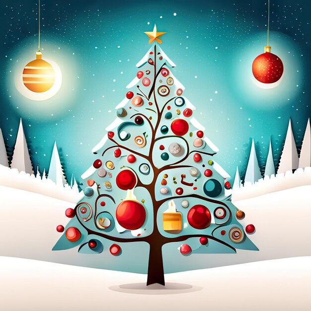 Foto frohe weihnachten und frohes neues jahr hintergrund-grußkarten-poster-urlaubs-cover-design-vorlagen