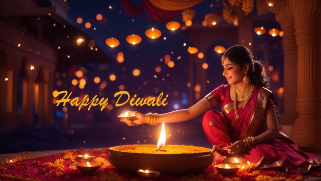 Frohes Diwali-Tag HD-Foto