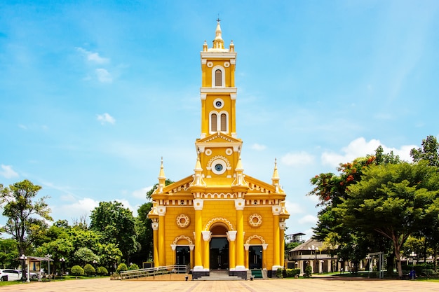 Front of Saint Joseph Catholic Church, Ayutthaya Thailand