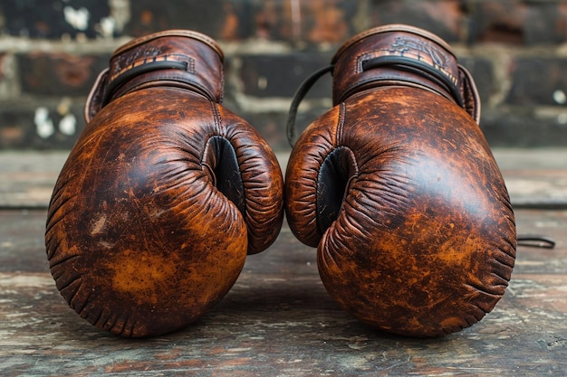 Foto frontansicht eines boxhandschuhs